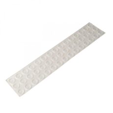 Blatt mit 40 Stück Gummikappen oder Silikontropfen mit einem Durchmesser von 8 mm und einer Höhe von 2,2 mm