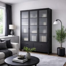 ESG-Satinato-Glas in einem Schrank