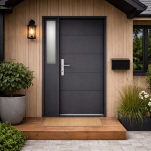 ESG Milchglas in einer Haustür