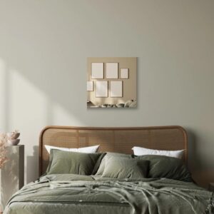 Bronzespiegel nach Maß in einem Schlafzimmer